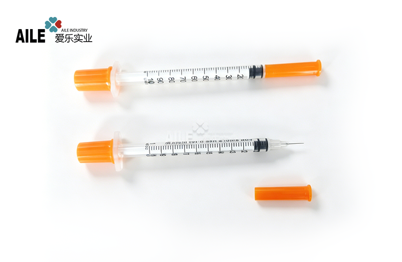 Sterile Single-Use Insulin Syringe